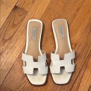 Steve Madden Oran Style White Sandals